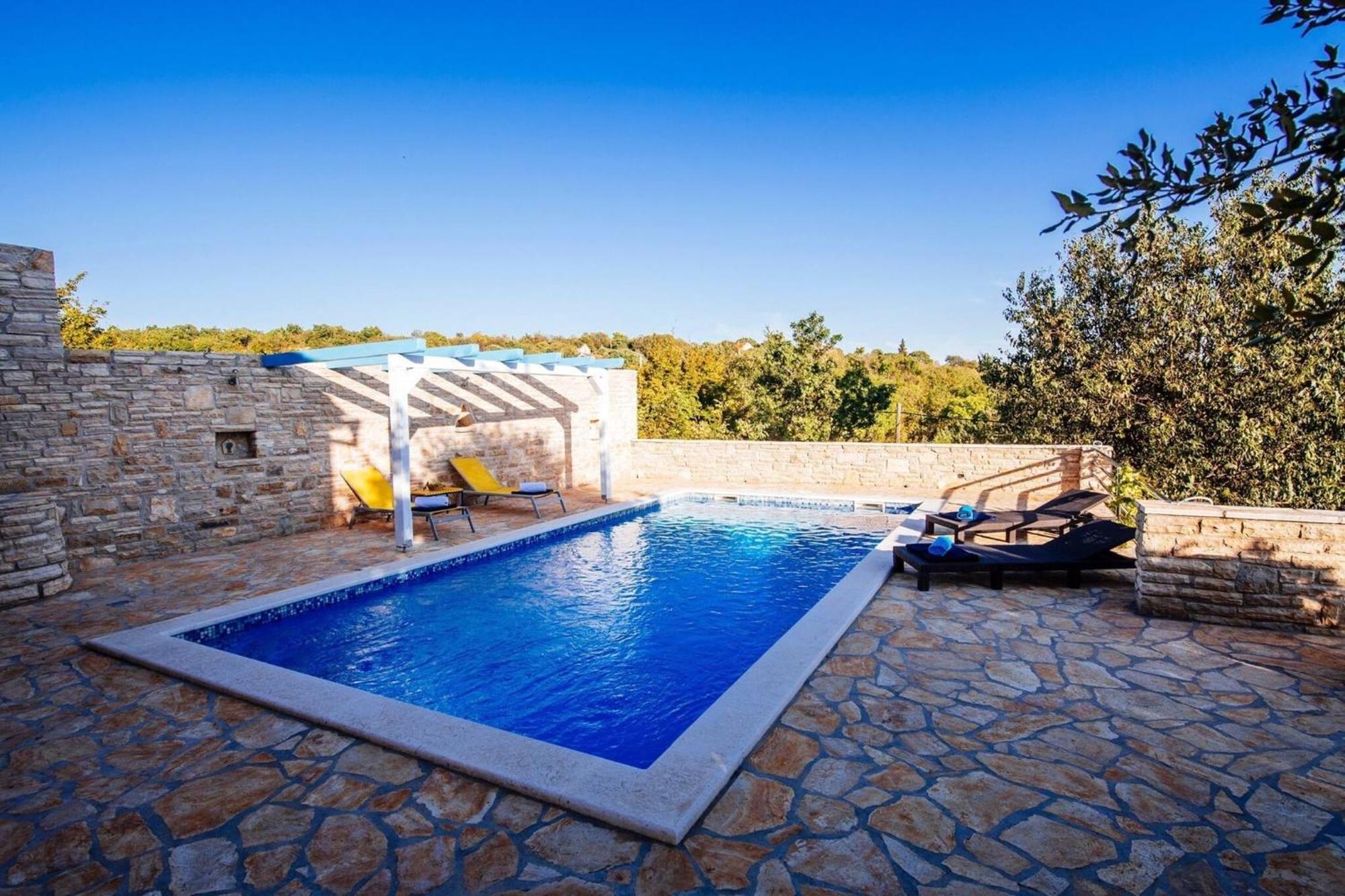 My Dalmatia - Holiday Home Korlat With Private Pool Benkovac Luaran gambar