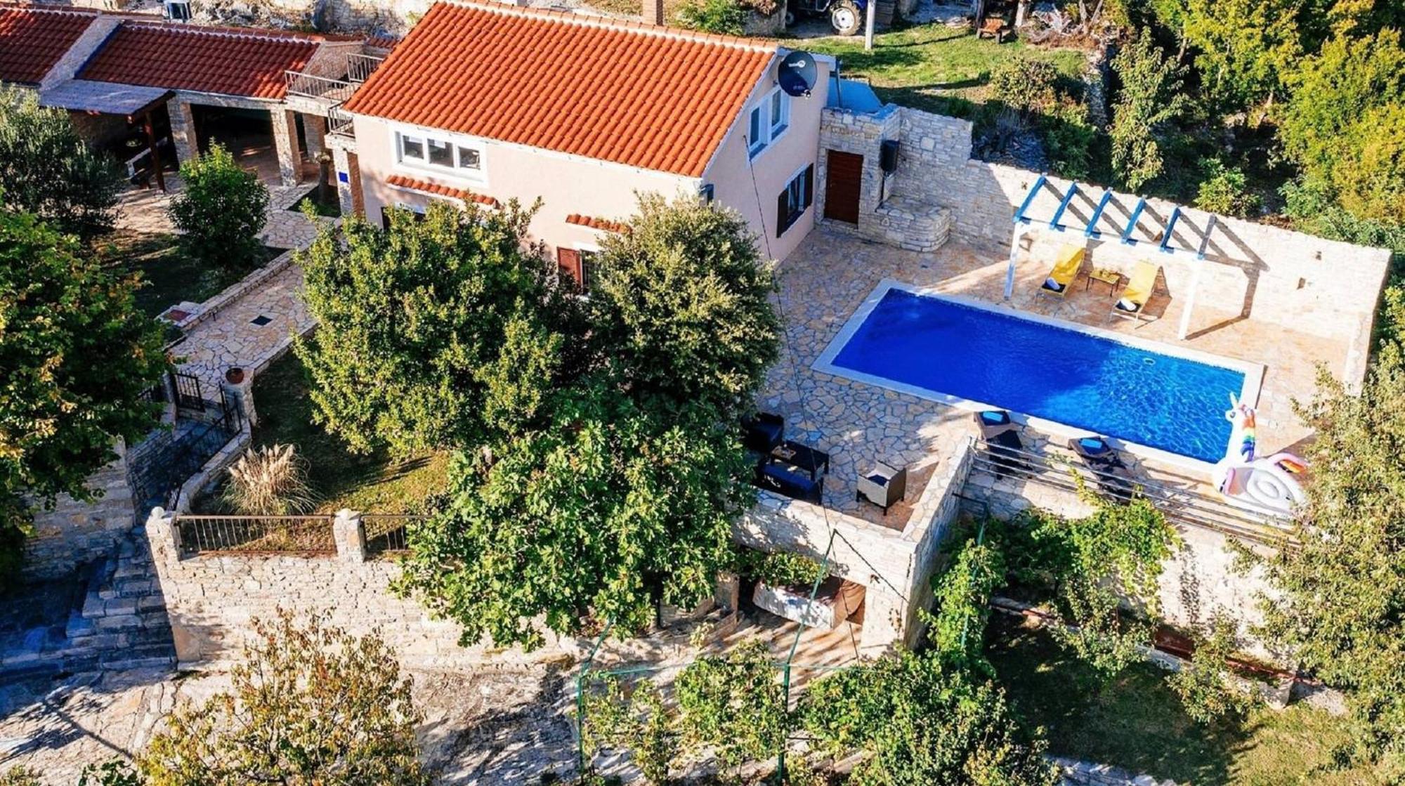 My Dalmatia - Holiday Home Korlat With Private Pool Benkovac Luaran gambar