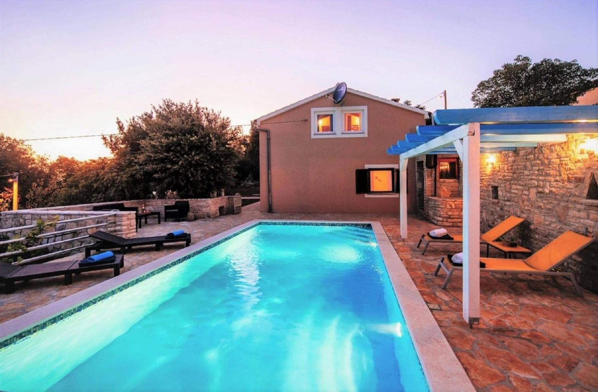 My Dalmatia - Holiday Home Korlat With Private Pool Benkovac Luaran gambar
