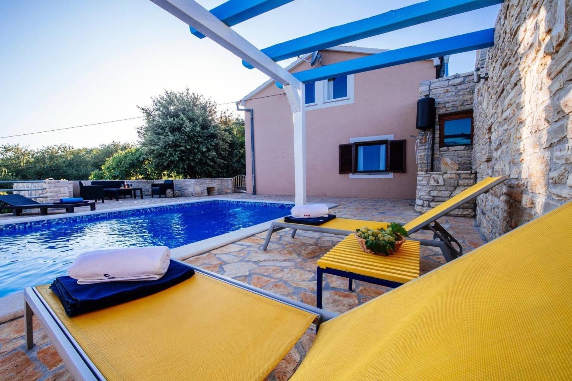 My Dalmatia - Holiday Home Korlat With Private Pool Benkovac Luaran gambar