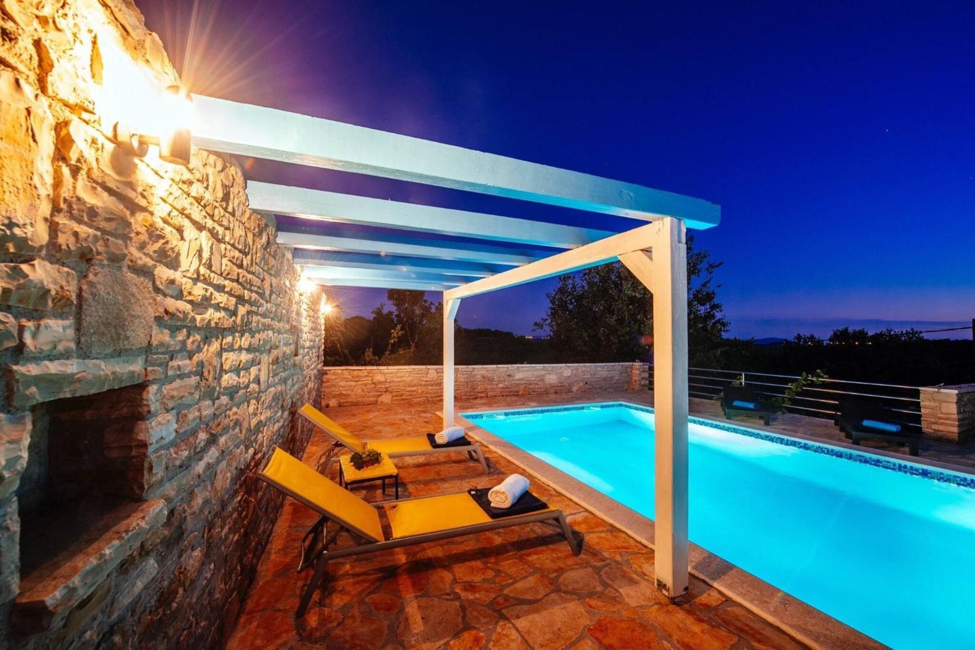 My Dalmatia - Holiday Home Korlat With Private Pool Benkovac Luaran gambar