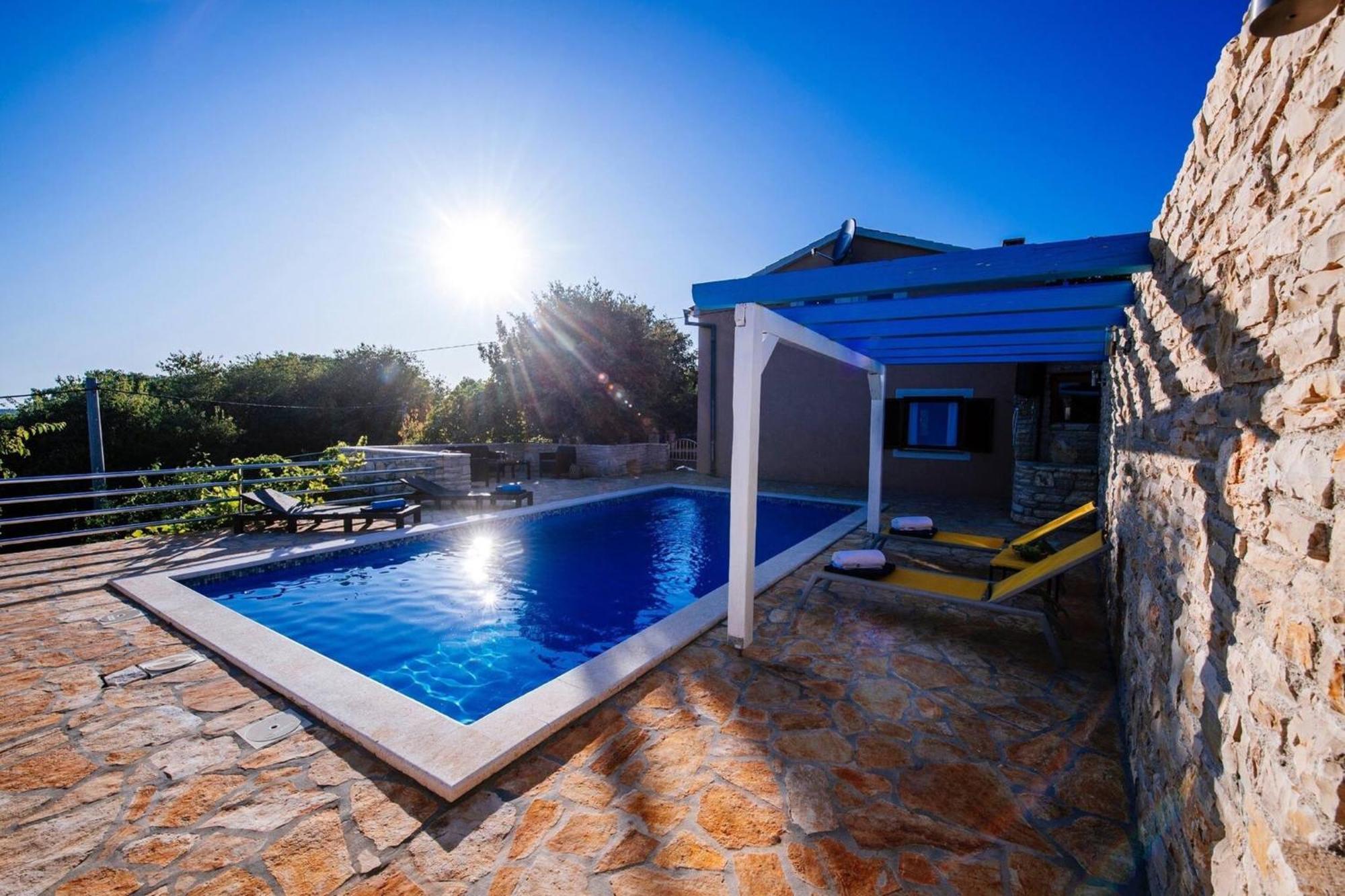 My Dalmatia - Holiday Home Korlat With Private Pool Benkovac Luaran gambar