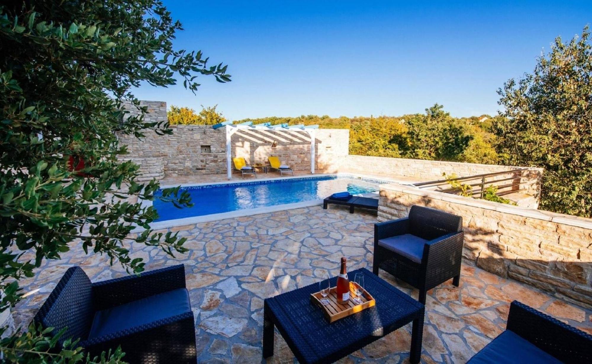 My Dalmatia - Holiday Home Korlat With Private Pool Benkovac Luaran gambar