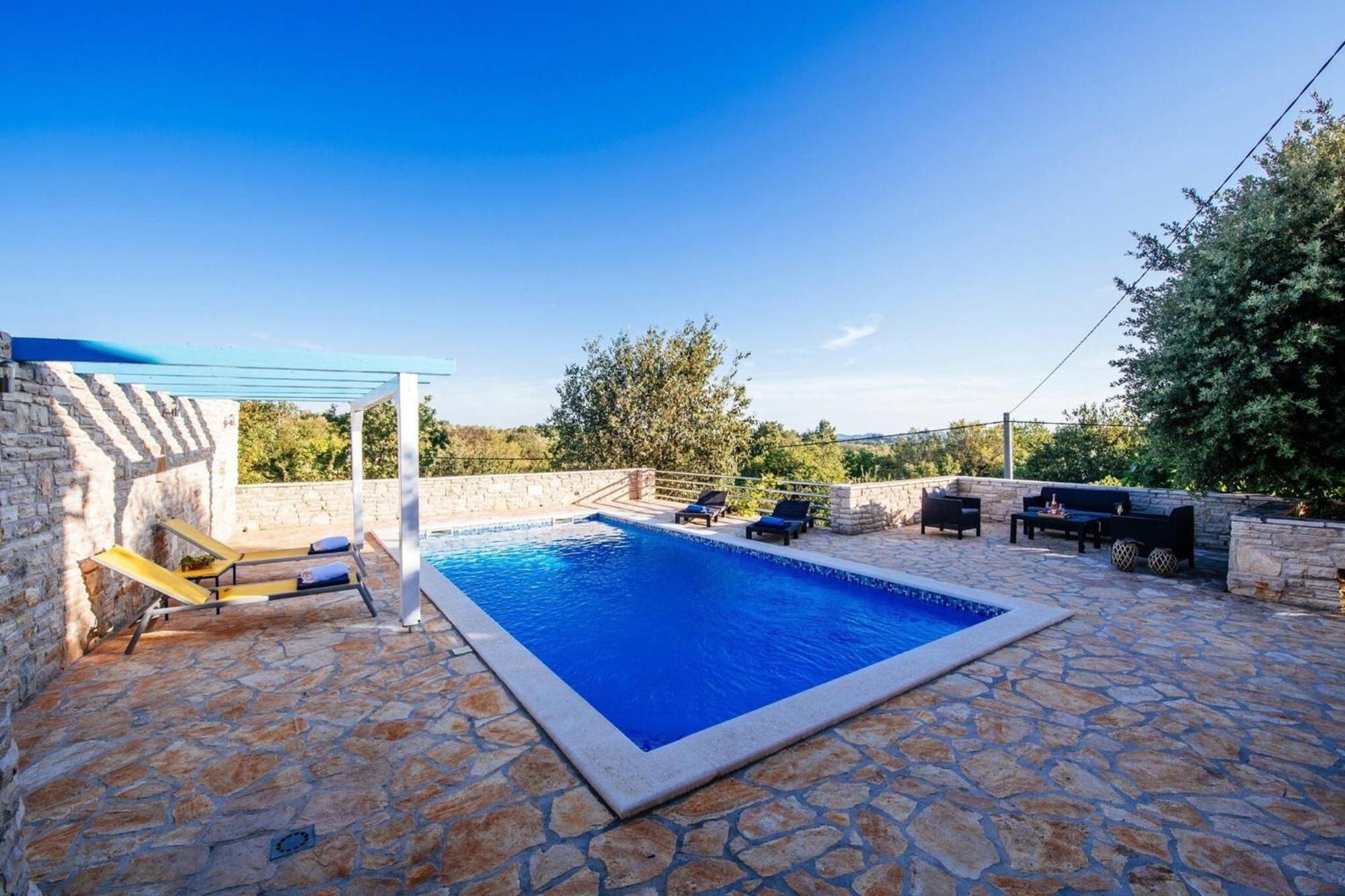 My Dalmatia - Holiday Home Korlat With Private Pool Benkovac Luaran gambar
